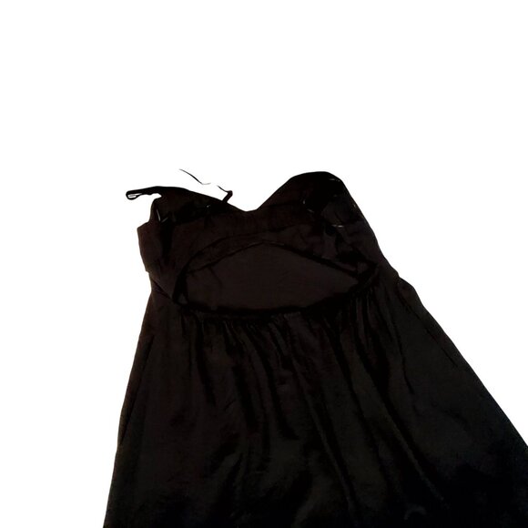 A New Day Black Sleeveless Maxi Dress XXL Rayon/Nylon Lightweight Flowy Design - Picture 3 of 12